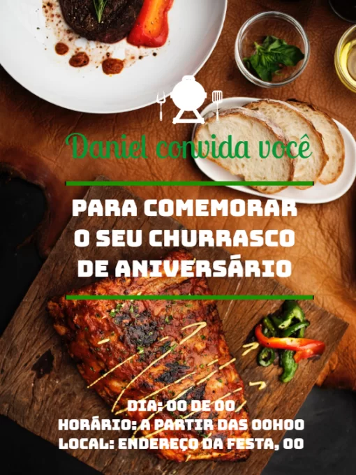 Convite de aniversário Convite de aniversário
