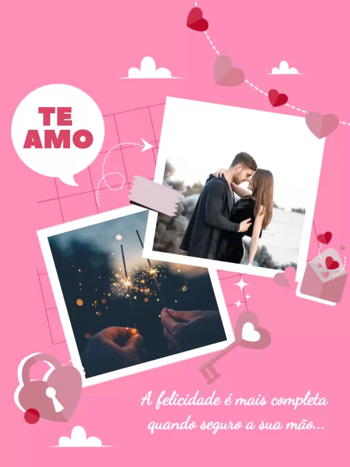 Cartão Para Namorado Personalizado Romântico Cartão Para Namorado Personalizado Romântico