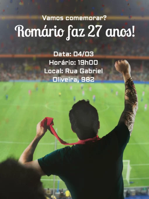 Convite Aniversário Futebol Convite Aniversário Futebol