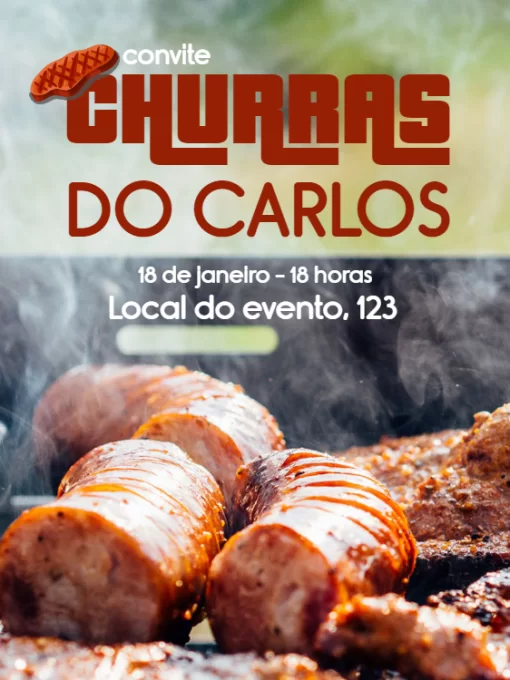 Convite Aniversário Churrasco Convite Aniversário Churrasco
