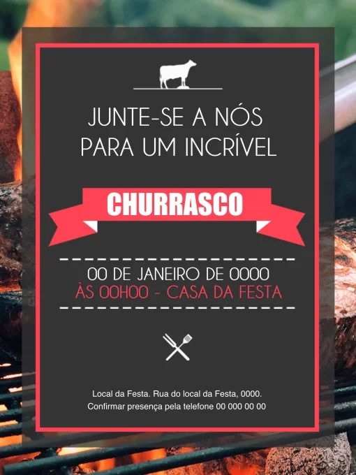 Convite Churrasco Convite Churrasco