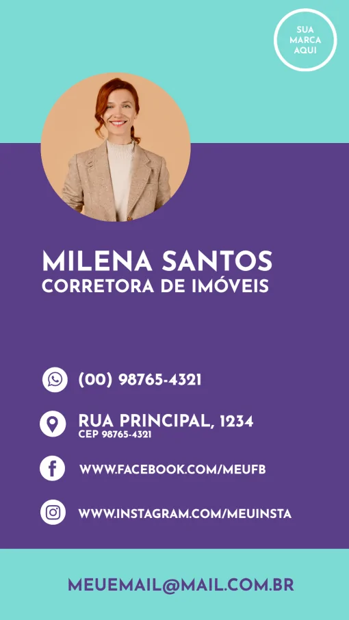 Cartão de Visita Digital - Corretor