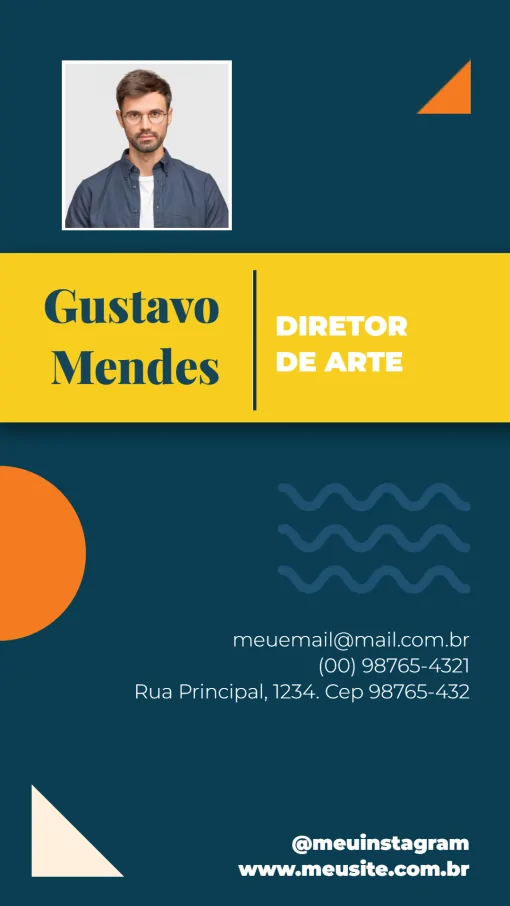 Cartão de Visita Digital - Diretor de Arte