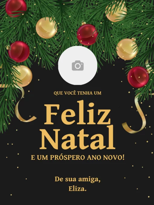 Cartão de Natal Cartão de Natal