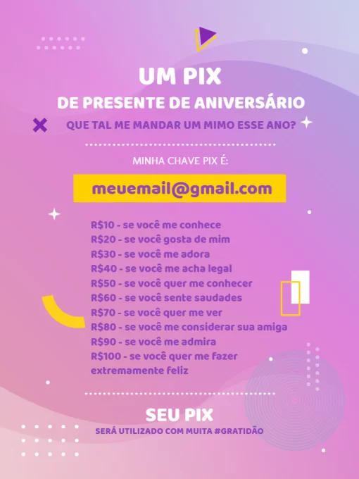 Convite Digital Faz Um Pix Pra Mim Neon Convite Digital Faz Um Pix Pra Mim Neon