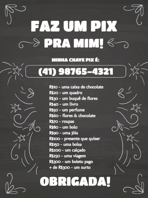 Convite Digital Faz Um Pix Pra Mim Escuro Convite Digital Faz Um Pix Pra Mim Escuro