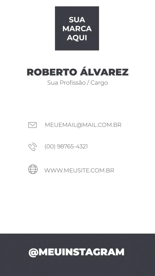 Cartão de Visita Classico